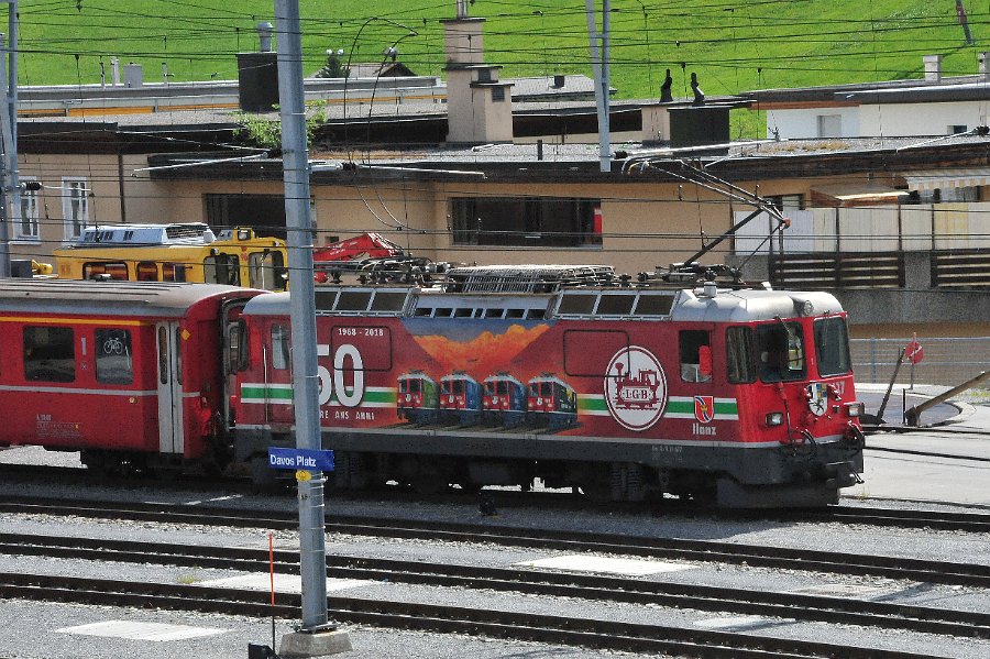 RhB Glacier Express, Allegra Triebwagen und andere (54)